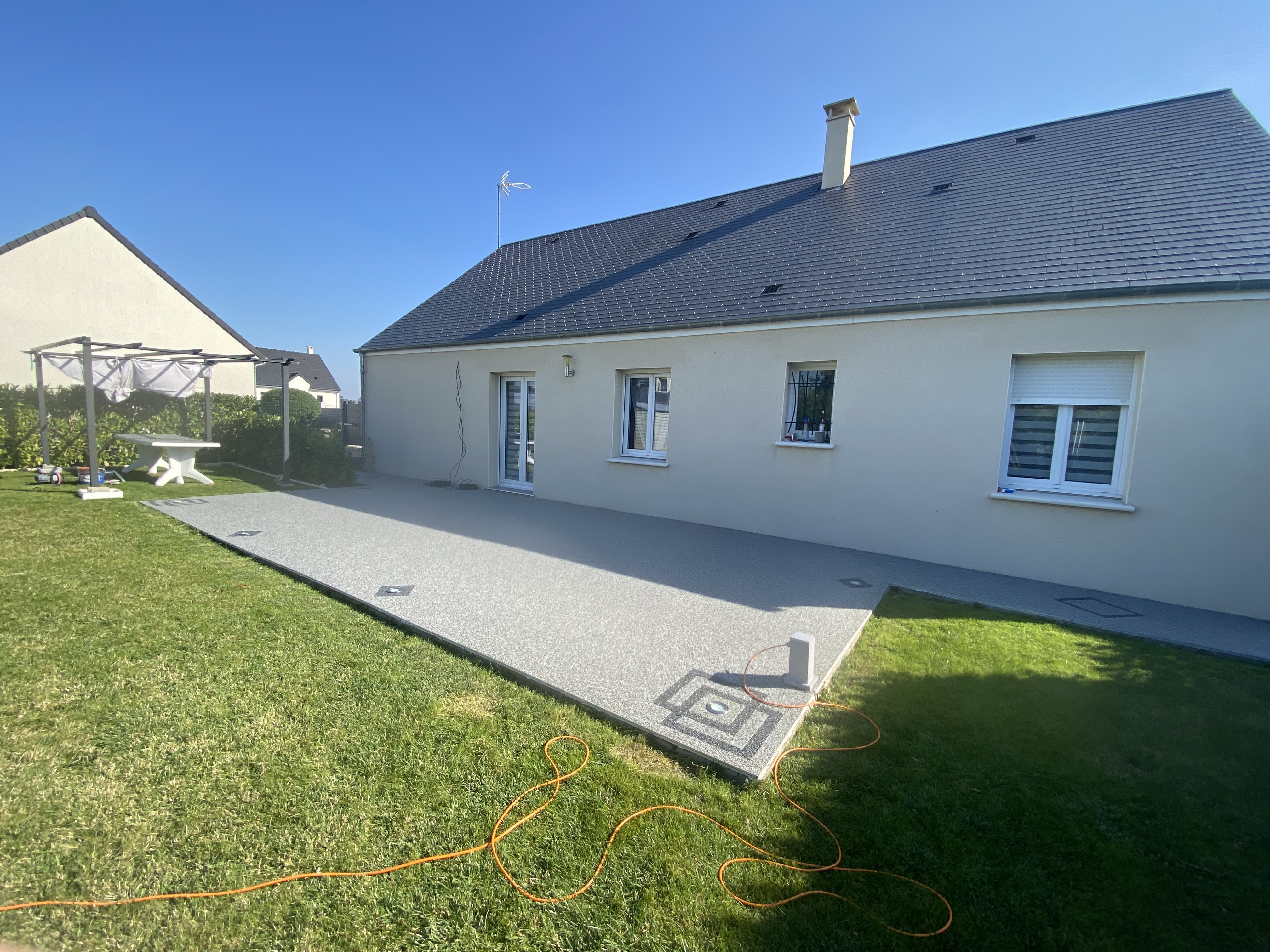 Rénovation terrasse - Résine Drainante Blois (41)