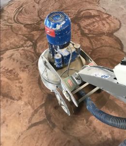 Préparation d'un sol béton avant application de peinture résine époxy par ADN SOL